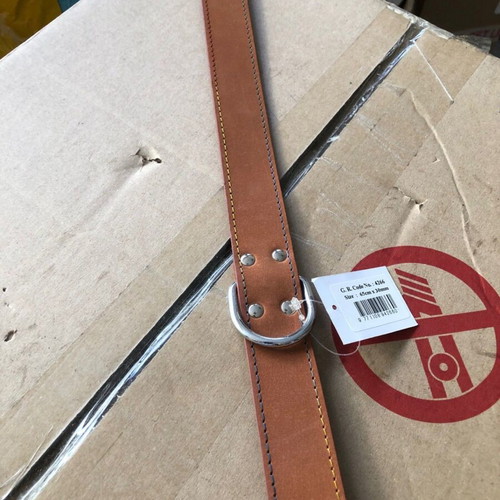 Pet Camelot Nubuck Leather Collar 30mm x 65cm new