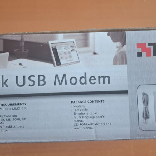 Trust USB External Modem 56K new