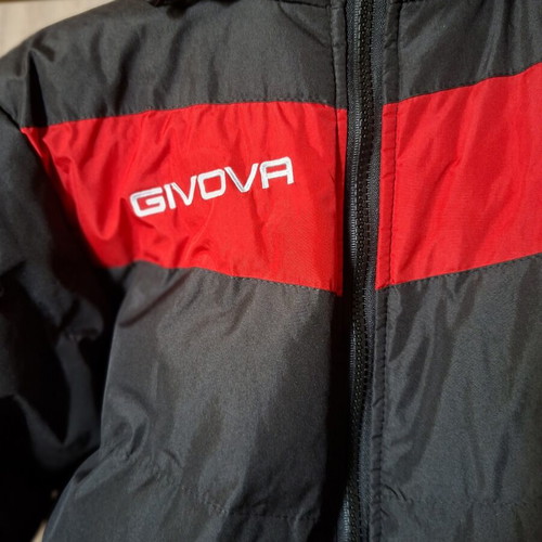 Givova Kids Jacket new, black and red