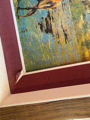 Vintage frame used