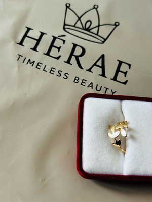 Handmade gold steel rings new, minimal & elegant