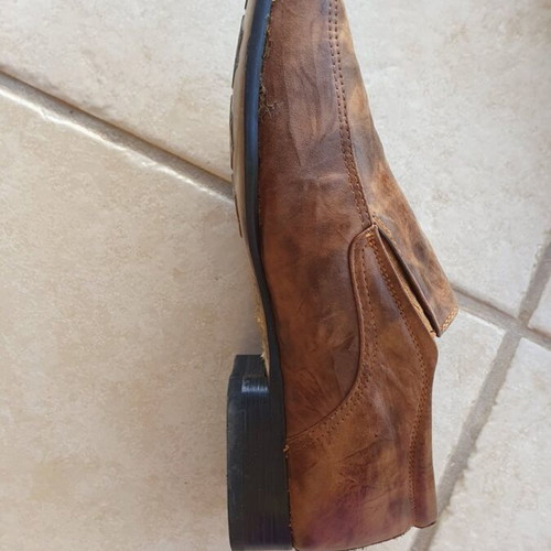 Men's moccasins size 42 like new, brown