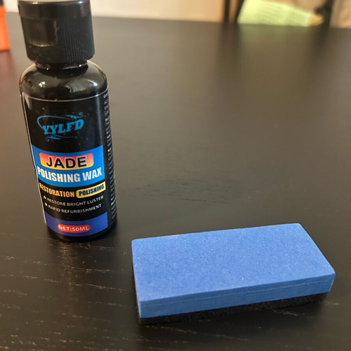 Jade polishing wax new, 50ml with sponge