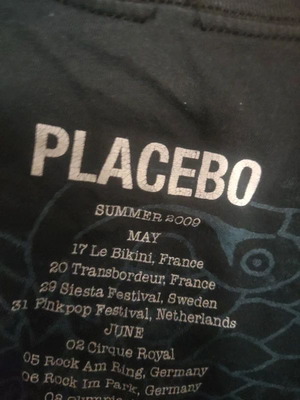 Placebo 2009 tour t-shirt, XL, black
