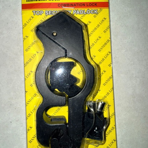 Motorcycle lock new with 2 keys, heavy-duty metal