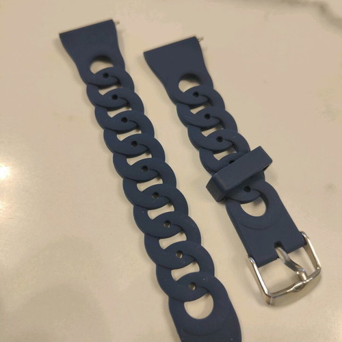 Blue (Navi blue) bracelet replacement strap for smartwatch new 20mm