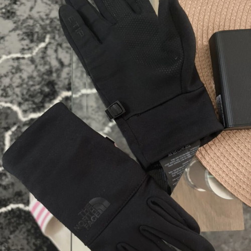 The North Face gloves like new, black, touchscreen compatible
