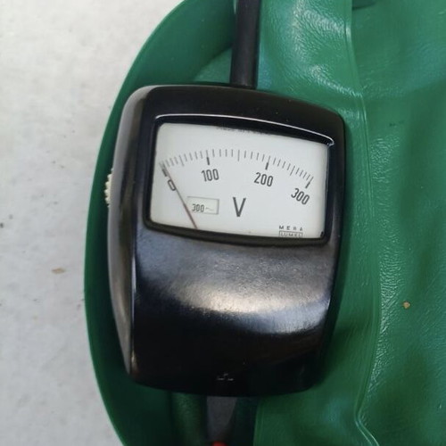 Collectible Analog Handheld Voltmeter from the 1970s like new