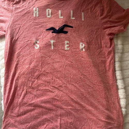 Hollister t-shirt pink size M like new