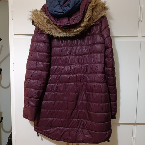 American Stars women's jacket large purple used with minor zipper defect