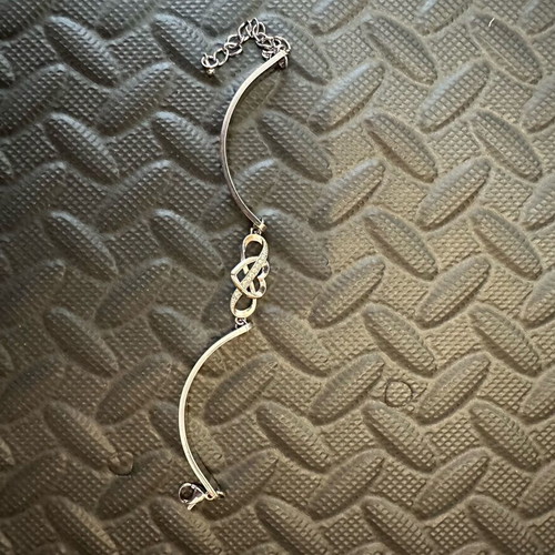 Handcuff bracelet new silver