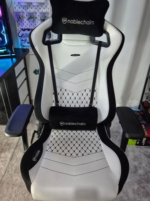 Noblechairs Epic Gaming Chair σαν καινούργιο, λευκό-μαύρο
