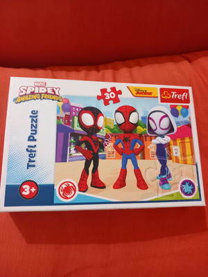 Spidey and His Amazing Friends puzzle used, 30 pieces