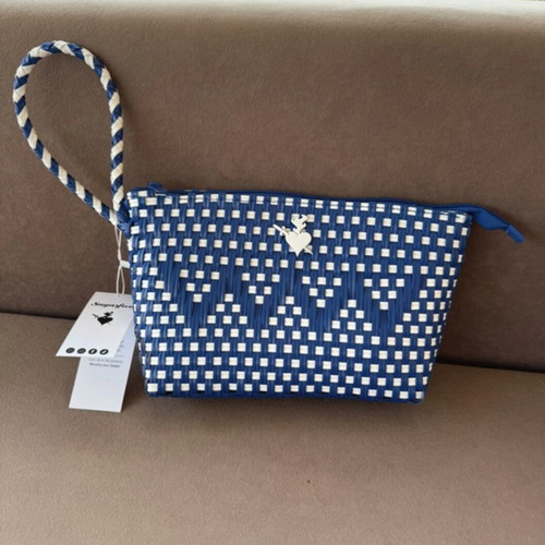 SugarFree handbag new, white and blue