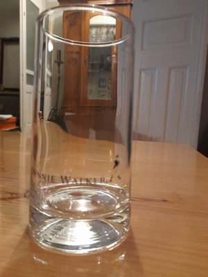 Jonnie Walker vintage tall glass used