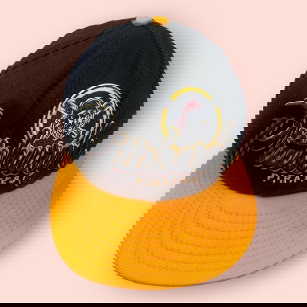 New Era 59fifty Pittsburgh Pirates Retro Smooth Black Fitted Hat Unisex Size M-L