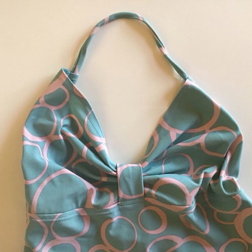 Theory mini dress used with straps turquoise vintage