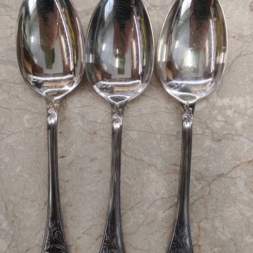 Christofle Marly large eating spoons used