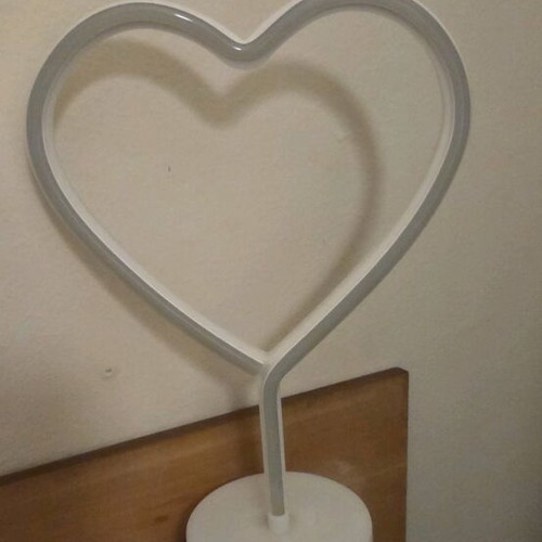 Heart battery lamp like new