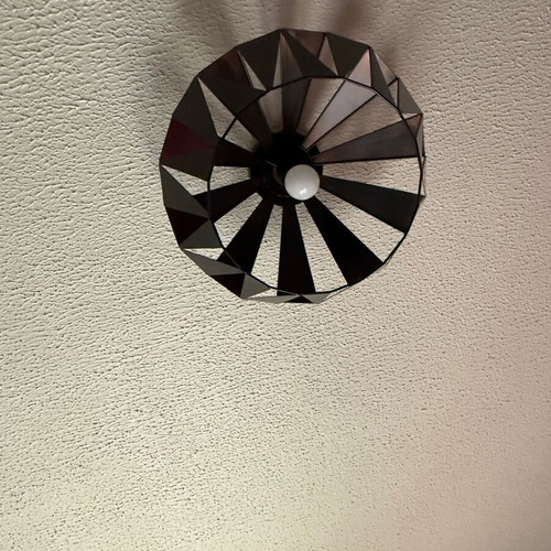 Carlton 6 ceiling light like new, retro design