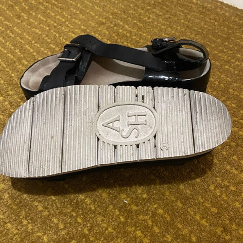 Ash flatforms size 38 used leather