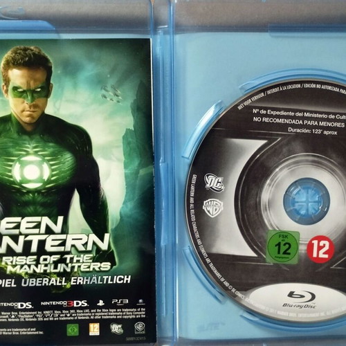 Green Lantern Blu-Ray like new, Extended and Theatrical versions with subtitles