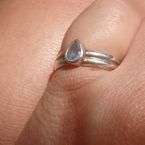 925 silver small ring, 16mm