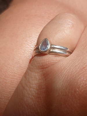 925 silver small ring, 16mm