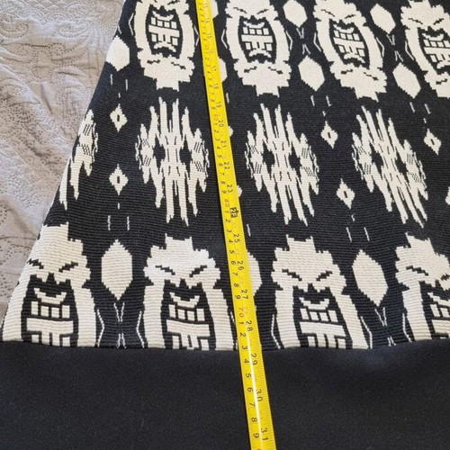 Dress with Shirt Collar Details like new, black and white, size S