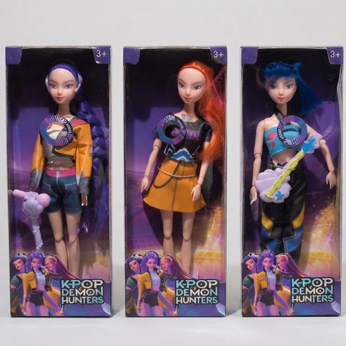 K-Pop Demon Hunters doll set of 3 (Rumi, Mira, Zoe)