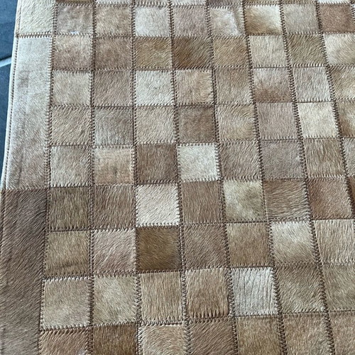 Leather rug new, size 0.90x1.50