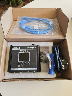Pknight CR041R MK II Art-Net/sACN προς DMX512 μετατροπέας νέος, 4-θυρών διπλής κατεύθυνσης Node