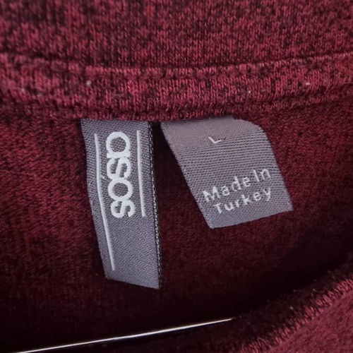ASOS T-shirt, bright burgundy