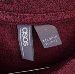 ASOS T-shirt, bright burgundy