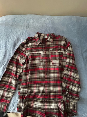 Divided flannel men's shirt new, size XL