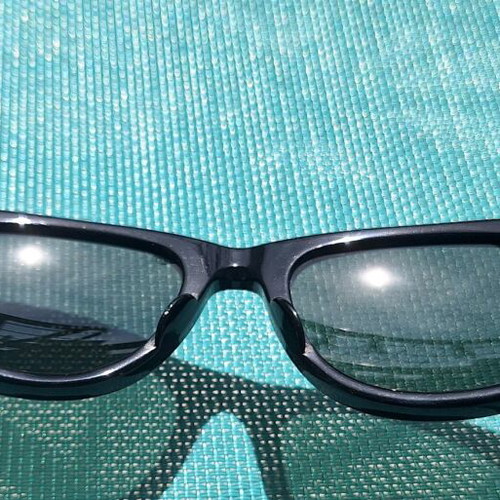 Ray Ban Wayfarer 46mm sunglasses used, made in USA