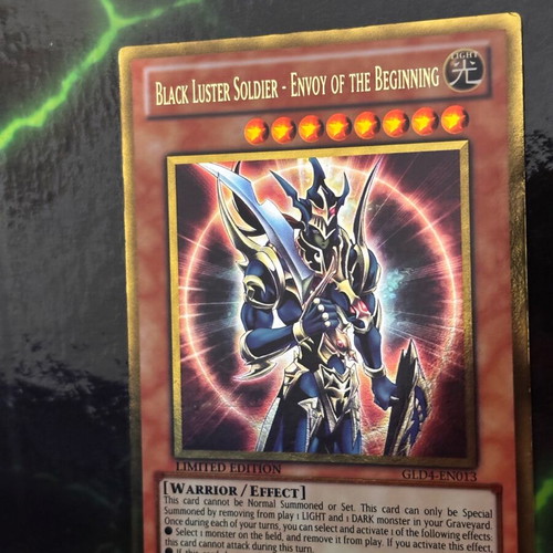 Yu-Gi-Oh! card Black Luster Soldier - Envoy of the Beginning like new, Limited Edition