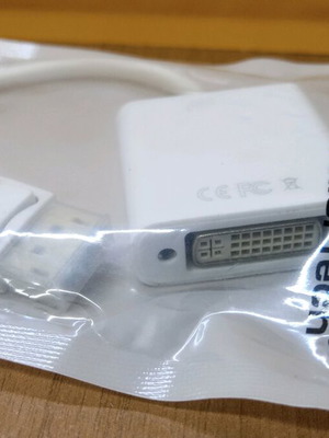 Powertech Adapter DisplayPort σε DVI 24+5 λευκό καινούργιο