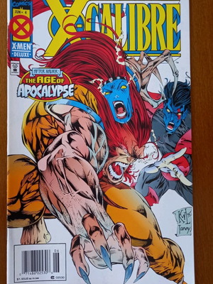 X-Calibre #4 comic like new, collectible June 1995