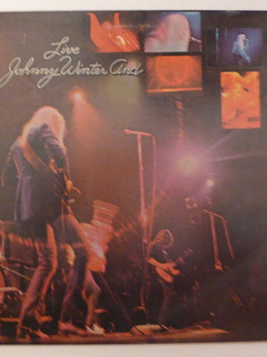 Johnny Winter And Live vinyl record used, blues
