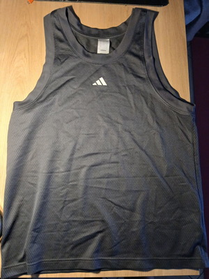 Adidas workout shirt, black, size S