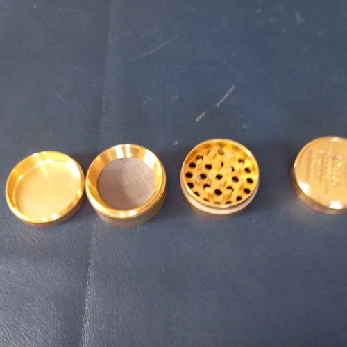 Gold grinder used, 24k plated, copper material