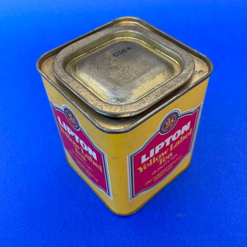 Lipton collectible metal tin like new, vintage 90’s