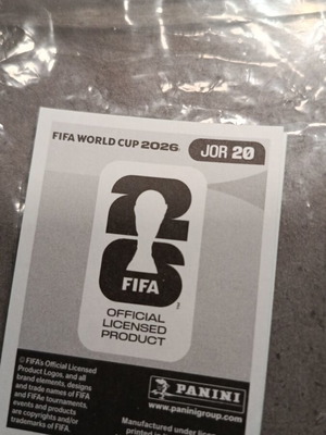 Панини FIFA Световно първенство 2026 стикер като нов