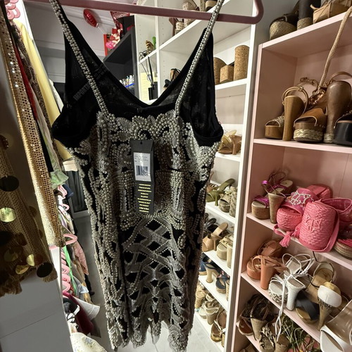 A Star Is Born Dress new, size L, black and white
