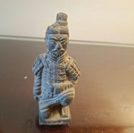 Terracotta Army replica collection, 4 ceramic statues from China