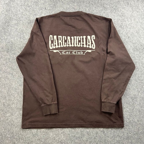 Dickies Carcanchas Car Club graphic brown long sleeve shirt 2XL