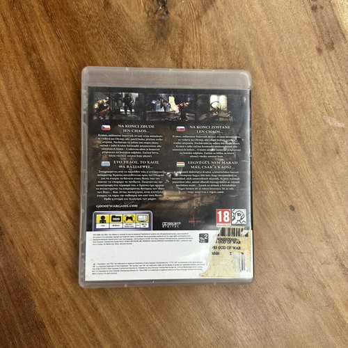 God of War III PlayStation 3 game used, missing booklet