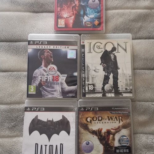 PS3 games like new, FIFA18, God of War Ascension, GTA V, Bakugan
