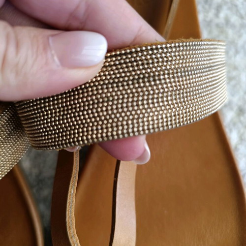 Tsakiris Mallas sandals tan like new, size 40